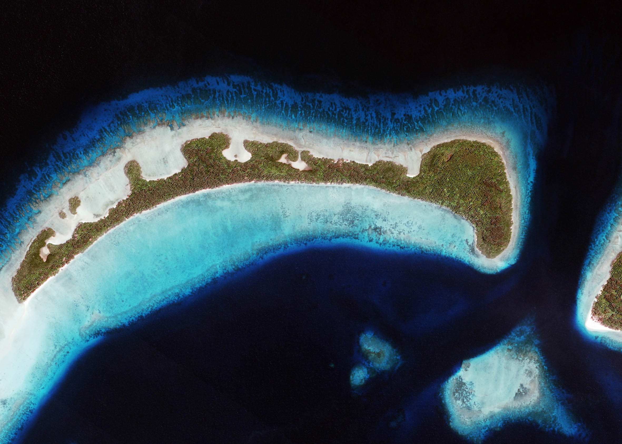 Aerial of Panaboal Island Conflict Islands PNG
