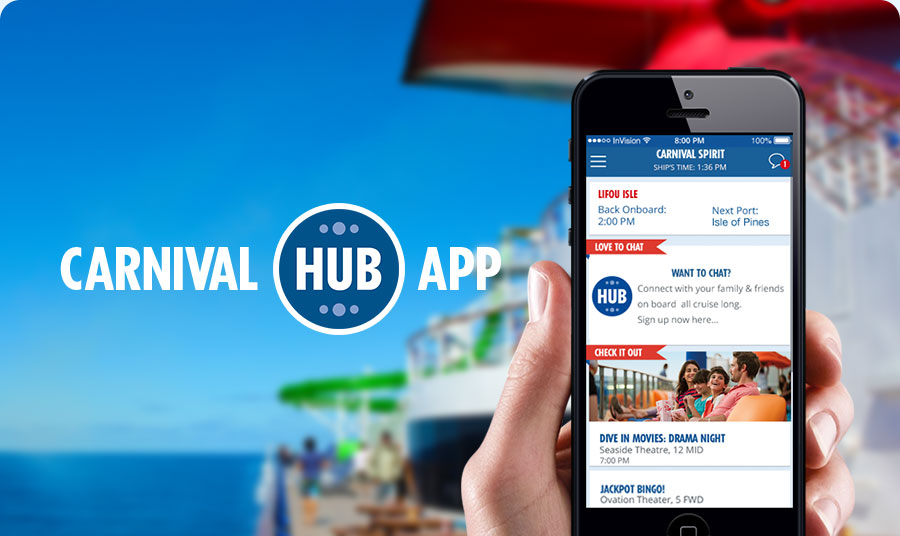 Carnival Cruise Lines New Hub App
