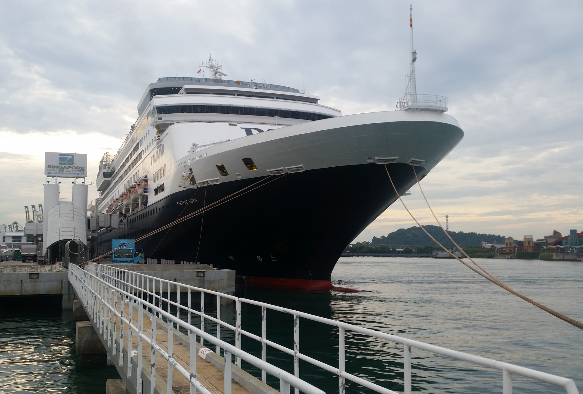 Email Pacific Eden in Singapore for the start of her inaugural season of cruises from the city July 30